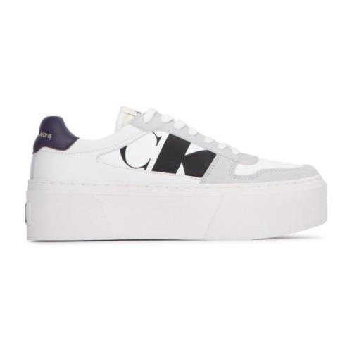 Calvin Klein Snygga Sneakers för Vardagsbruk White, Dam