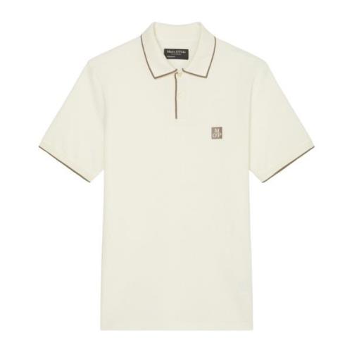 Marc O'Polo Piqué regular polo shirt White, Herr