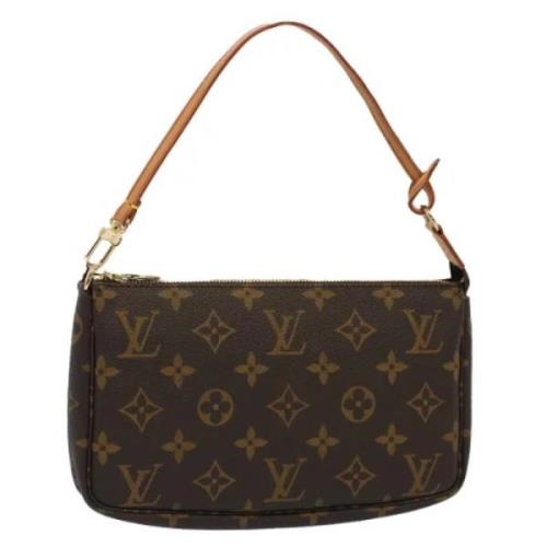 Louis Vuitton Vintage Pre-owned Canvas kuvertvskor Brown, Dam