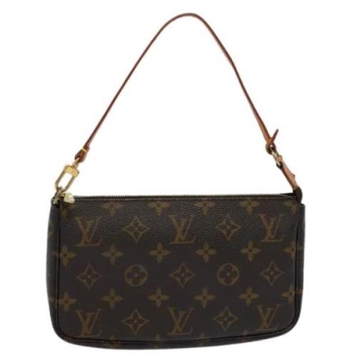 Louis Vuitton Vintage Pre-owned Canvas kuvertvskor Brown, Dam