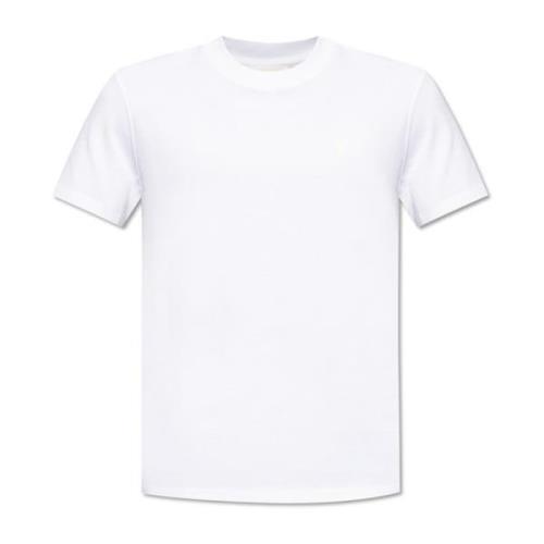 Ami Paris T-shirt med logotyp White, Herr