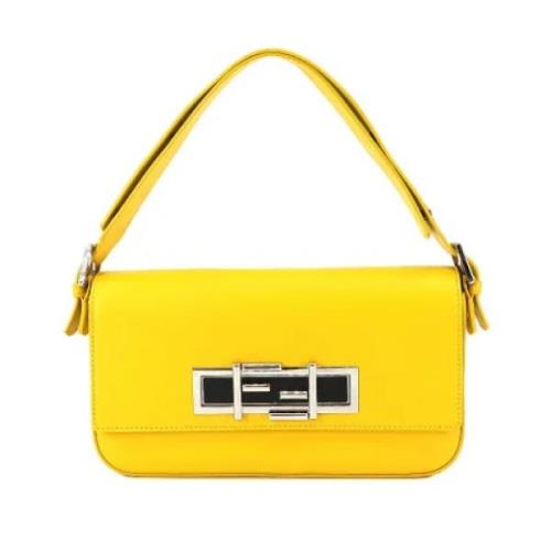 Fendi Vintage Pre-owned Laeder fendi-vskor Yellow, Dam