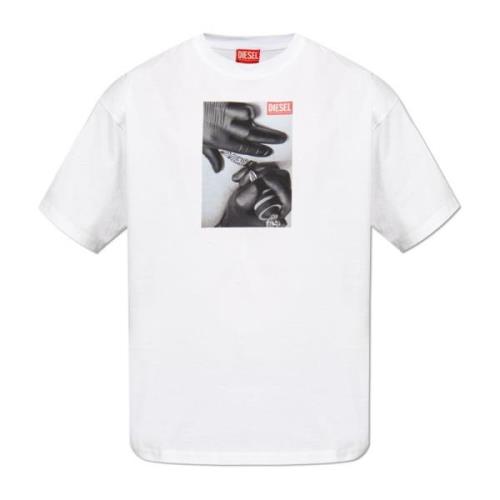 Diesel T-shirt `T-Boxt-K4` White, Herr