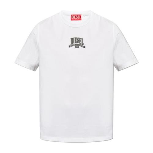 Diesel T-shirt T-Adjust-K10 White, Herr