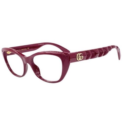 Gucci Lyxig Glasögon Gg0813O Red, Dam