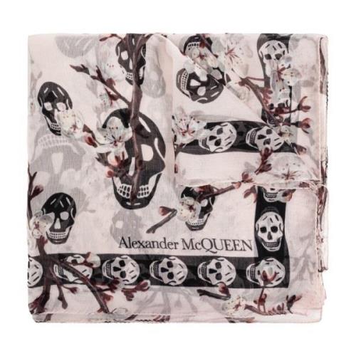 Alexander McQueen Sidenscarf Multicolor, Dam