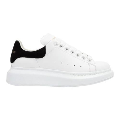 Alexander McQueen Vita Svarta Sneakers White, Dam