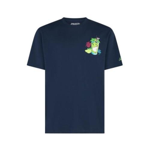 MC2 Saint Barth Casual T-shirt för män Blue, Herr