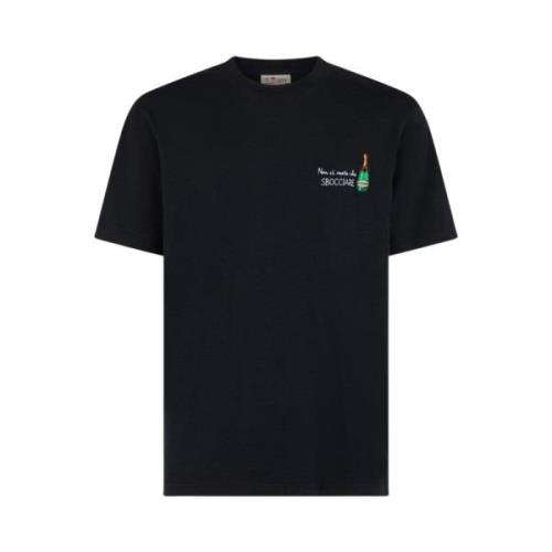 MC2 Saint Barth Casual T-shirt för män Black, Herr