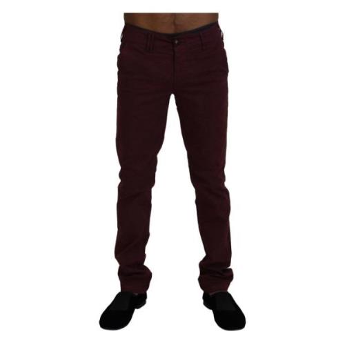 Cycle Brun Skinny Fit Byxor Red, Herr