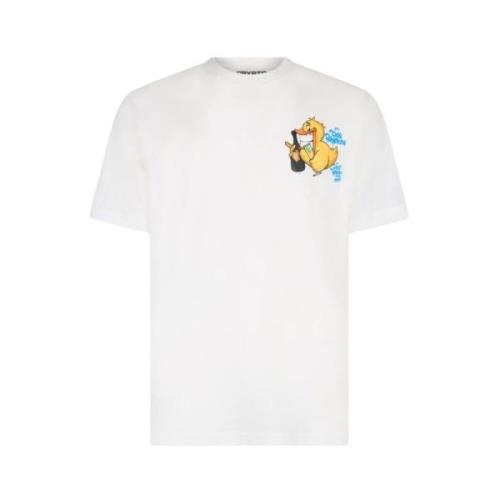 MC2 Saint Barth Casual T-shirt för män White, Herr