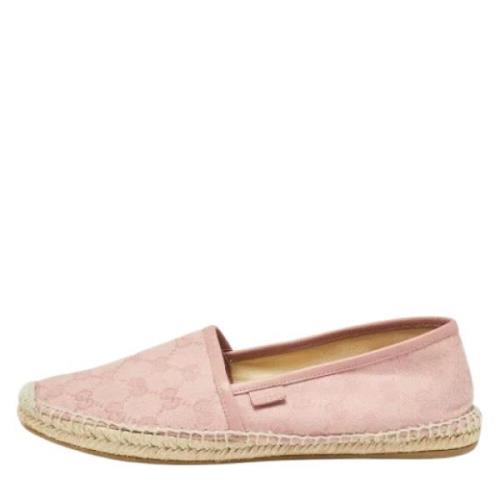 Gucci Vintage Pre-owned Canvas lgskor Pink, Dam