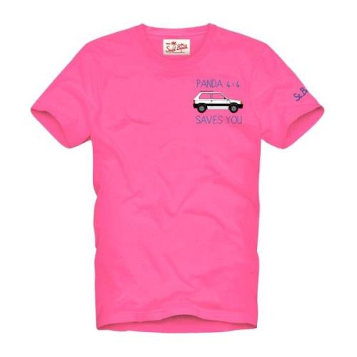 MC2 Saint Barth Casual T-shirt för män Pink, Herr