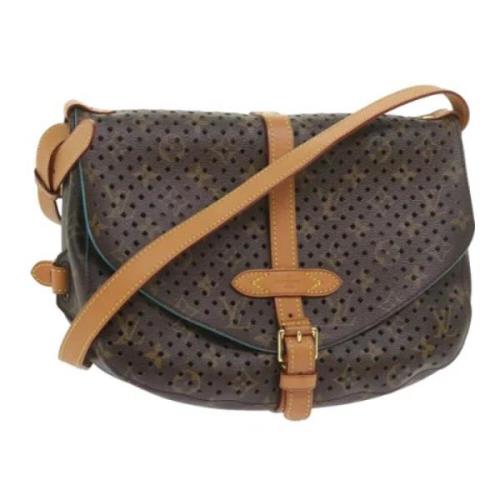 Louis Vuitton Vintage Pre-owned Canvas louis-vuitton-vskor Brown, Dam