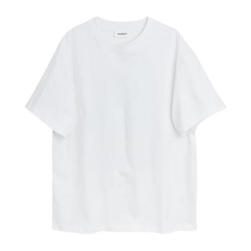 Soulland Avslappnad T-shirt med baktryck White, Unisex
