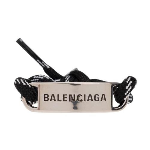 Balenciaga Armband med logotyp Black, Dam