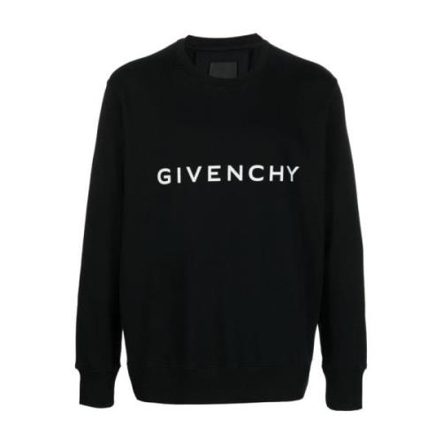 Givenchy Logo Print Sweatshirt Black, Herr