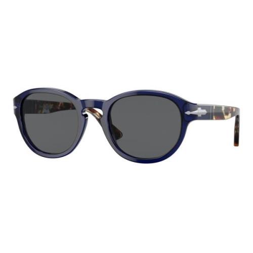 Persol Opal Blue/Dark Grey Solglasögon Blue, Unisex