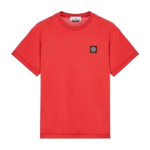 Stone Island Casual T-shirt för män Red, Herr