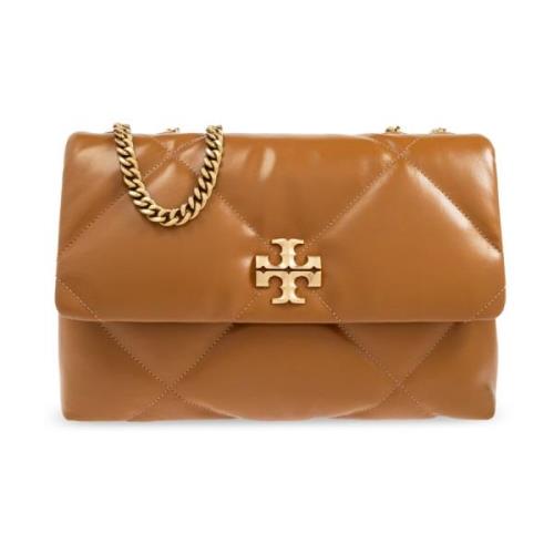 Tory Burch Kira Diamant Skulderväska Brown, Dam