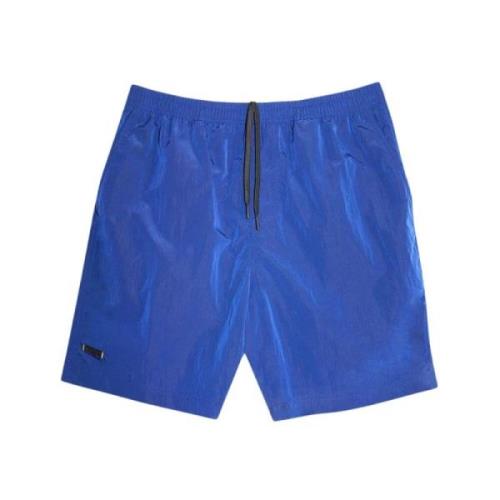 True Tribe Shorts med meshfoder och dragsko Blue, Herr