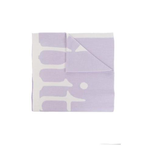 Off White Halsduk med logotyp Purple, Dam