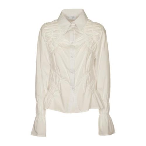 Weili Zheng Vit Skjorta Elegant Stil White, Dam