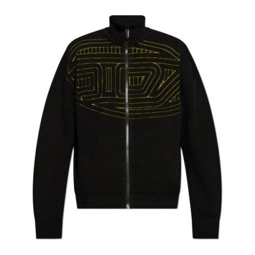 Diesel Cardigan K-Ralus Black, Herr