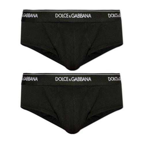 Dolce & Gabbana Tvåpack av briefs Black, Herr