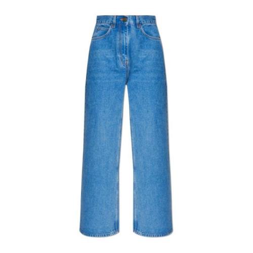 Etro Högmidjade jeans Blue, Dam