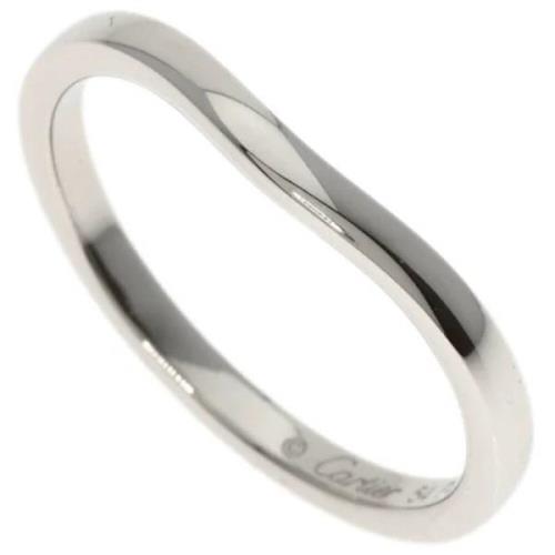 Cartier Vintage Pre-owned Platina ringar Gray, Dam