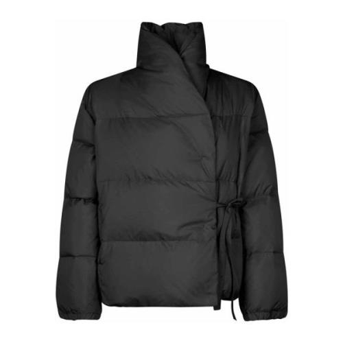 Masai Quiltad Pufferjacka Svart Black, Dam