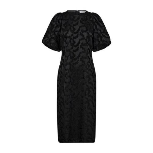 Co'Couture Svart Puffärm Klänning Black, Dam