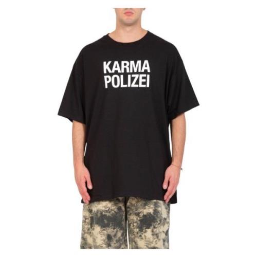 Pleasures Karma Police Grafisk Tee Black, Herr