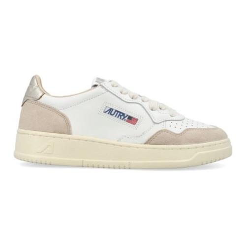 Autry Vita Guld Medalist Low Sneakers White, Dam