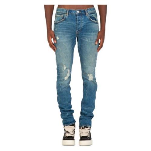 Purple Brand Vintage Distressed Denim Jeans Blue, Herr