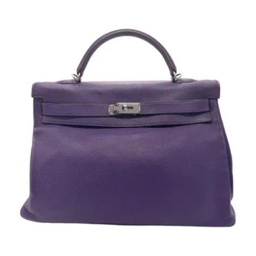 Hermès Vintage Pre-owned Tyg handvskor Purple, Dam