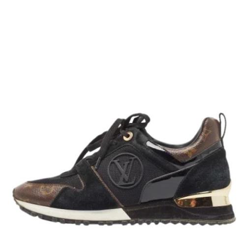 Louis Vuitton Vintage Pre-owned Belagd canvas sneakers Black, Dam