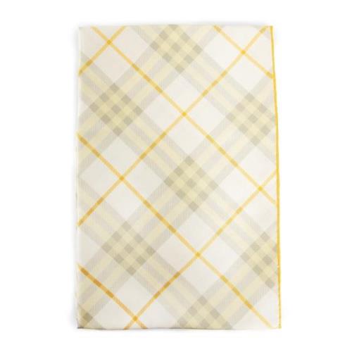 Burberry Rutig Sidenscarf Multicolor, Dam