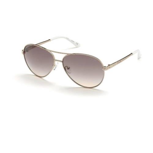 Guess Metallram Solglasögon för Kvinnor Pink, Dam