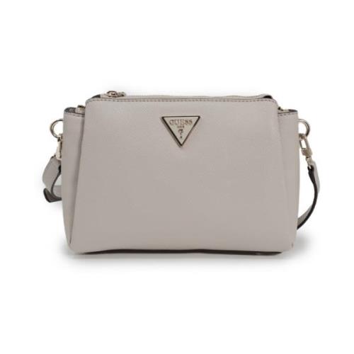 Guess Noelle Crossbody Väska Höst/Vinter Kollektion Beige, Dam