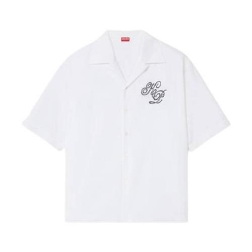 Kenzo Hawaiiskjorta - Stjärnbild Tryck White, Herr