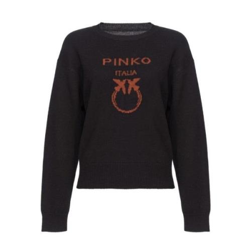 Pinko Fashionable Sweater Picks Black, Dam