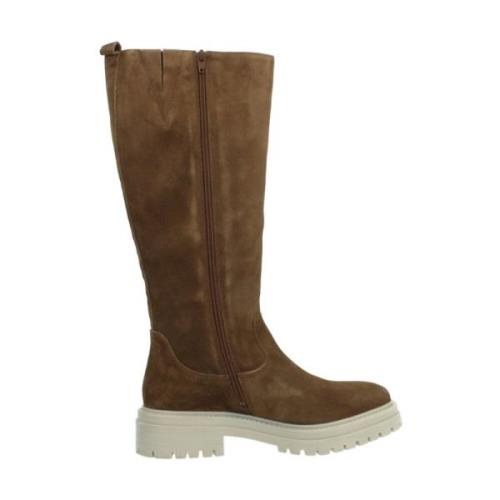 Geox Stiliga High Boots i Iridea Design Brown, Dam