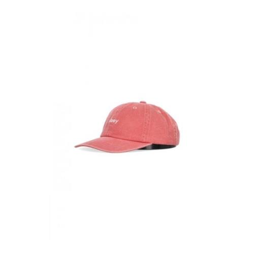 Obey Kurvig Skärmkeps Pigment  Strapback Orange, Herr