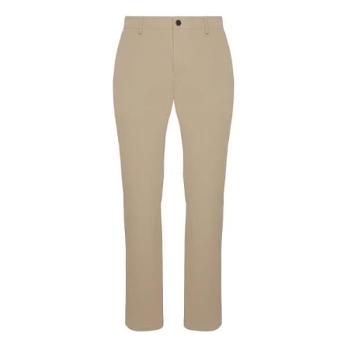 Boggi Milano B Tech Stretch Performance Nylon Byxor Beige, Herr