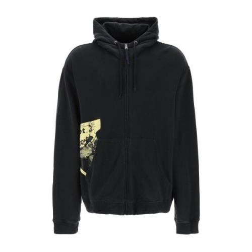 Maison Margiela Hoodie Sweatshirt Black, Herr