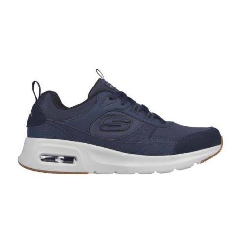 Skechers Athletic Mesh Sneaker Blue, Herr