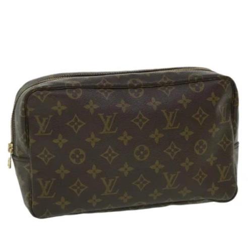 Louis Vuitton Vintage Pre-owned Canvas kuvertvskor Brown, Dam