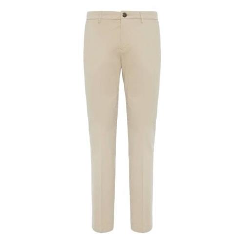 Boggi Milano Stretch Bomullsbyxor Beige, Herr